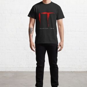 IT CHAPTER 2 Movie Poster Short Sleeve Black Tee